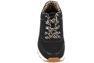 SKECHERS UNO LEOPARD CHIC BLACK SNEAKER