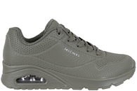 salg af SKECHERS UNO - SHINY SCALE OLIVE GREEN SNEAKER