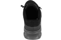 SKECHERS SLIP-INS I SORT OG GRÅ TEKSTIL