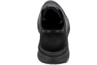 SKECHERS SLIP-INS I SORT OG GRÅT TEKSTIL