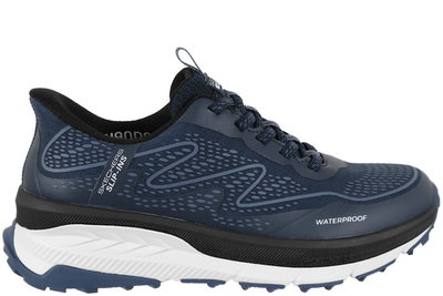 salg af SKECHERS SWITCH BACK MIST NAVY BLUE SLIP-INS SNEAKER