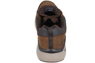 SKECHERS SNEAKERS MED BRUNE SNØREBÅND