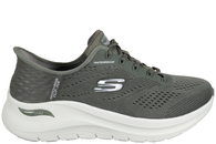 salg af SKECHERS ARCH-FIT 2.0 MORNING MIST SNEAKERS I GRØNT TEKSTIL