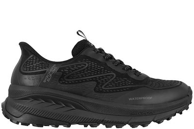 salg af SKECHERS SWITCH BACK WELCH CREEK SLIP-INS SNEAKERS I SORT TEKSTIL