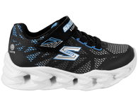 salg af SKECHERS S LIGHTS-VORTEX 2.0 SKO I SORT TEKSTIL MED LYS