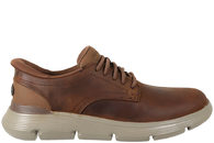 salg af SKECHERS GARZA - DURAN HERRESKO I MØRKEBRUNT OLIERET SKIND