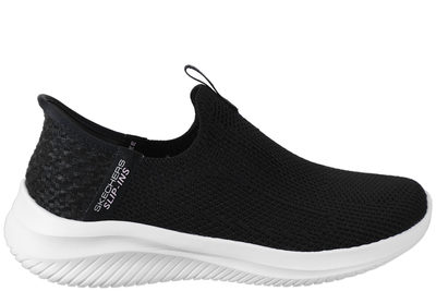 salg af SKECHERS ULTRA FLEX 3.0 EASY WIN BLACK SLIP-INS SNEAKER