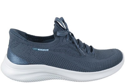 salg af SKECHERS ULTRA FLEX 4.0 BLUE SLIP-INS SNEAKER