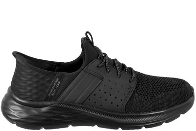 salg af SKECHERS GARNER NEWICK BLACK SLIP-INS SNEAKER