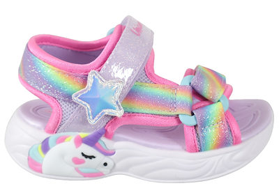 salg af SKECHERS LIGHTS - DREAMY UNICORNS PURPLE SANDAL