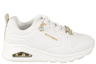 salg af SKECHERS UNO GEN1 TRENDY JEWELS WHITE SNEAKER