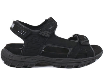 salg af SKECHERS GARVER-LOUDEN SORT SANDAL