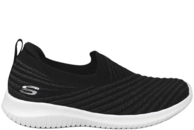 salg af SKECHERS ULTRA FLEX COOL STREAK BLACK/WHITE