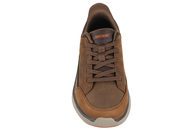 SKECHERS ARCH FIT CROSSER-FELIX BROWN OIL SNEAKERS