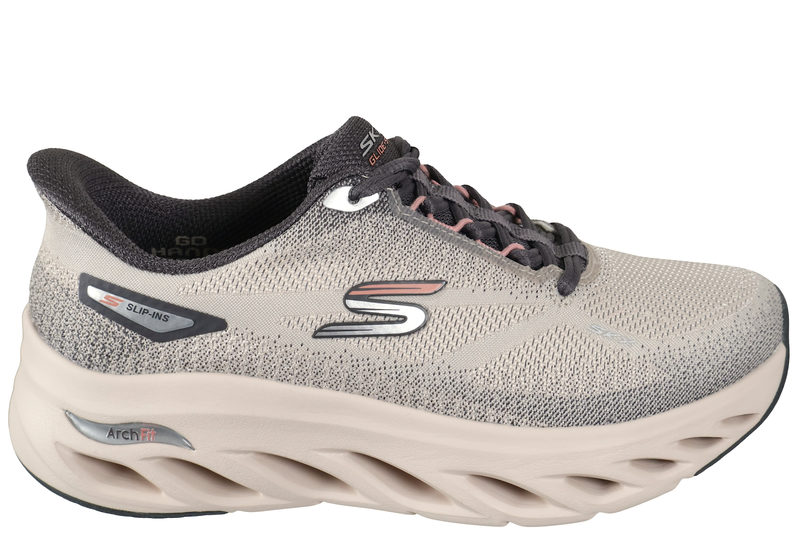 salg af SKECHERS ARCH FIT GLIDE-STEP - SLEEK DRIFT NATURE GREY SLIP-INS