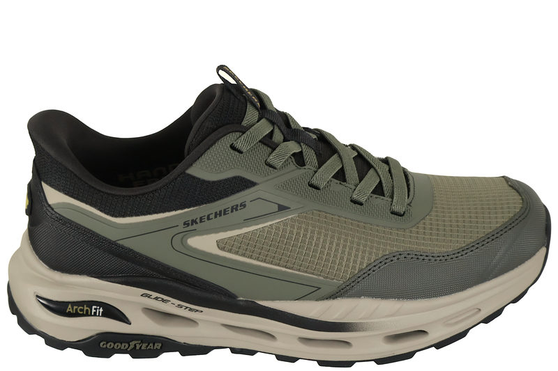 salg af SKECHERS ARCH FIT ORVAN ULTRA. TALON OLIVE SLIP-INS