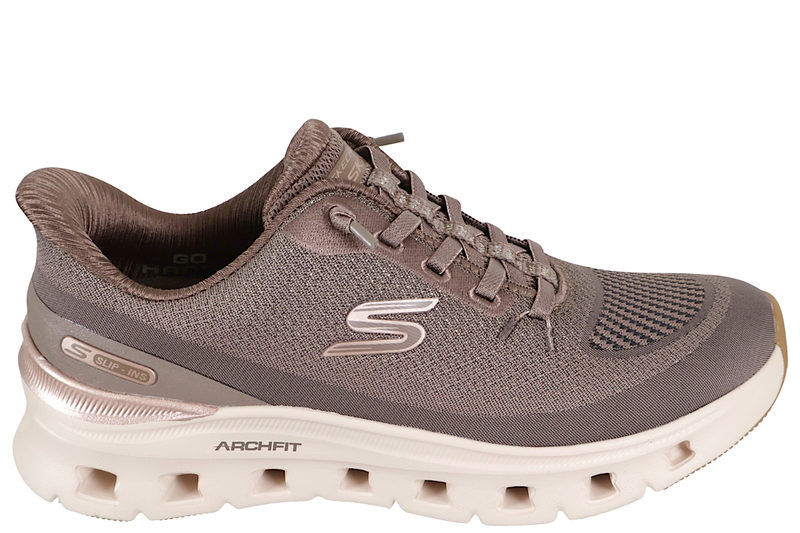 salg af SKECHERS ARCHFIT GLIDE-STEP PRO CHOCOLATE SLIP-INS