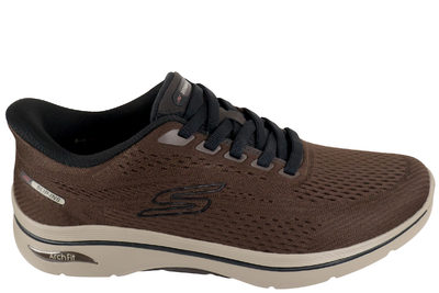salg af SKECHERS GO WALK ARCH FIT 2.2 PERCY CHOCOLATE SLIP-INS