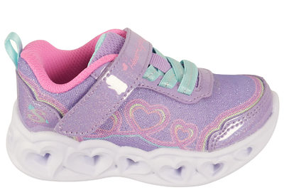 salg af SKECHERS LIGHTS-HEART LIGHTS-BUBBLE LOVE PURPLE SHOE