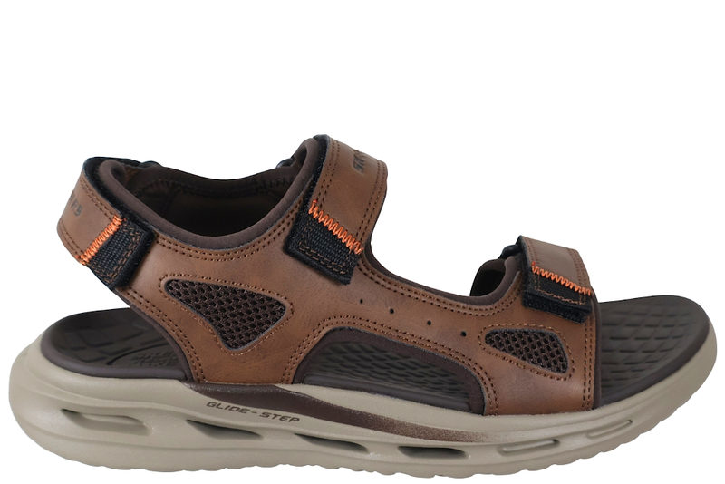 salg af SKECHERS ORVAN SD-GAMBLE SANDAL BROWN