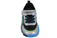 SKECHERS S LIGHTS - LIL STORM SCENE SILVER BLUE SHOE