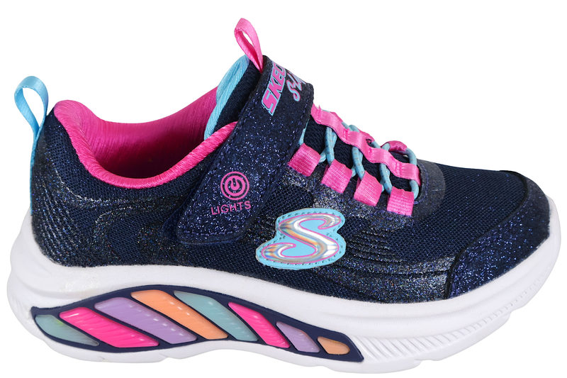 salg af SKECHERS S LIGHTS RAINBOW CRUISERS GLITZY GLOW SNEAKER