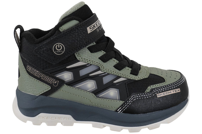 salg af SKECHERS S LIGHTS STORM BLAZER - GLOW TRAIL OLIVE BOOT