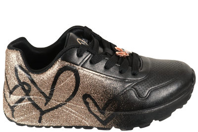 salg af SKECHERS UNO LITE HEARTDUST FOREVER ROSE GOLD SNEAKER