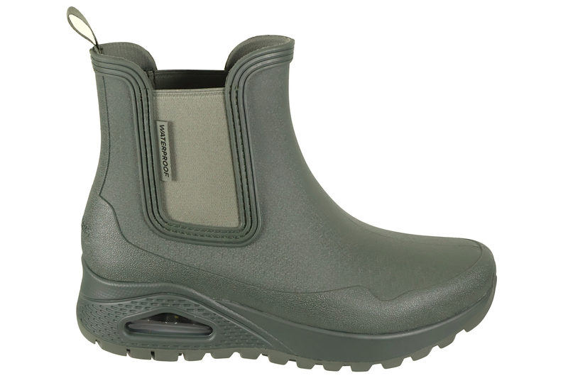 salg af SKECHERS UNO RUGGED - DANCING N THE RAIN OLIVE GREEN RAINBOOT
