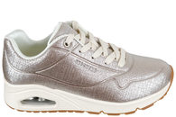 salg af SKECHERS UNO SHININ BRIGHT CHAMPAGNE SNEAKER