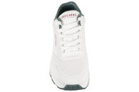 SKECHERS UNO - SUITED ON AIR WHITE SNEAKERS