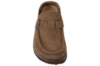 SKVULP SLENTERS I MØRKEBRUNT RUSKIND