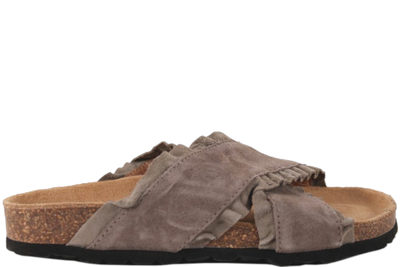 salg af SOFIE SCHNOOR GRÅ SLIPPERS I RUSKIND