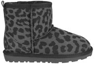 salg af SOFIE SHNOOR HIGH BOOT LEOPARD BAMSESTØVLE I GRÅT RUSKIND