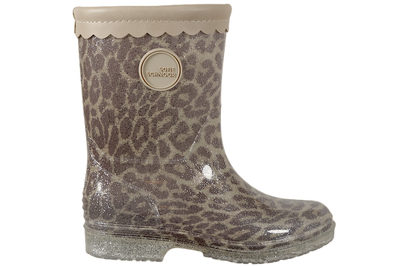 salg af SOFIE SCHNOOR GUMMISTØVLE I GENNEMSIGTIGT PLASTIK MED LEOPARD LOOK