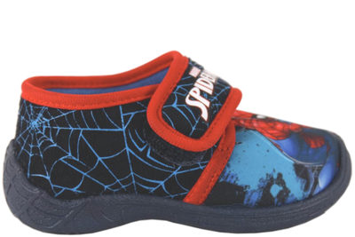 salg af SPIDERMAN HJEMMESKO I RØDT OG BLÅT TEKSTIL