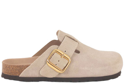 salg af STOCKHOLM DESIGN GROUP BEIGE SLIPPERS I RUSKIND