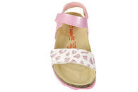 SUPERFIT SANDAL I LYSERØDT PU