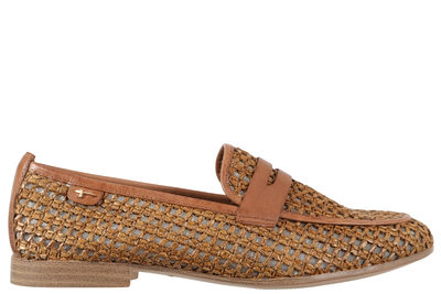 salg af TAMARIS COGNAC LOAFERS I SKIND
