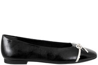 salg af TAMARIS BLACK COMB BALLERINA I SORT GLAT SKIND