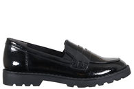 salg af TAMARIS BLK PATENT LOAFERS
