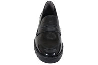 TAMARIS BLK PATENT LOAFERS
