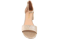 TAMARIS GULDGLIMMER SANDAL PÅ HÆL I PU