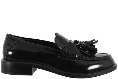 salg af TAMARIS LOAFERS I SORT LAK PU