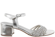 salg af TAMARIS SANDAL PÅ HÆL I PLATINUM PU