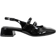 salg af TAMARIS SLINGBACK I SORT PU LAK