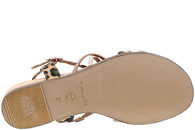 TAMARIS SANDAL MED SLIDSÅL I BRUNT GUMMI