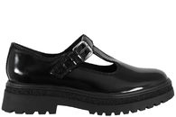 salg af TAMARIS LOAFERS I SORT PU MED LAK LOOK