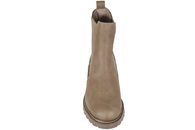 TAMARIS ANKELSTØVLE I TAUPE PU