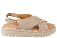 salg af TAMARIS BROWN STRUCT SNAKE SANDAL
